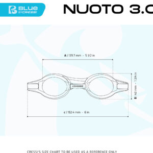 Cressi NUOTO 3.0 GOGGLES YELLOW/BLACK