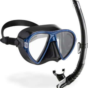Cressi COMBO OCEAN + GAMMA BLACK/BLUE