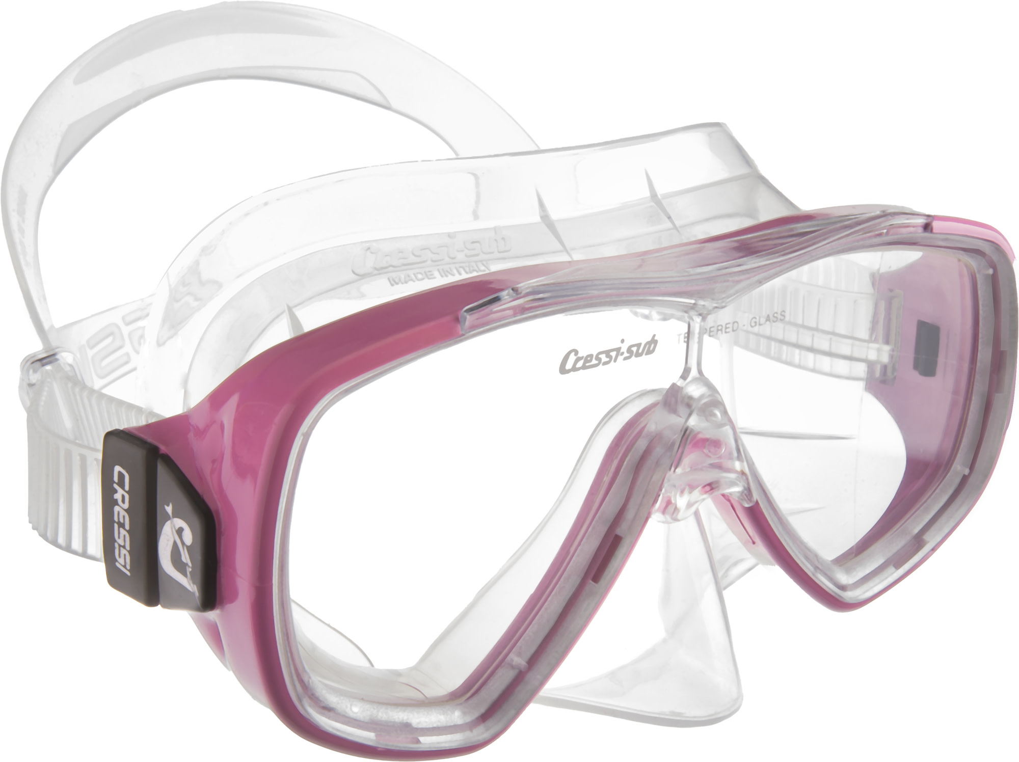 Cressi ONDA MASK SIL CLEAR/FRAME PINK - Image 3