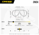 Cressi ONDA MASK SIL BLACK/FRAME BLACK