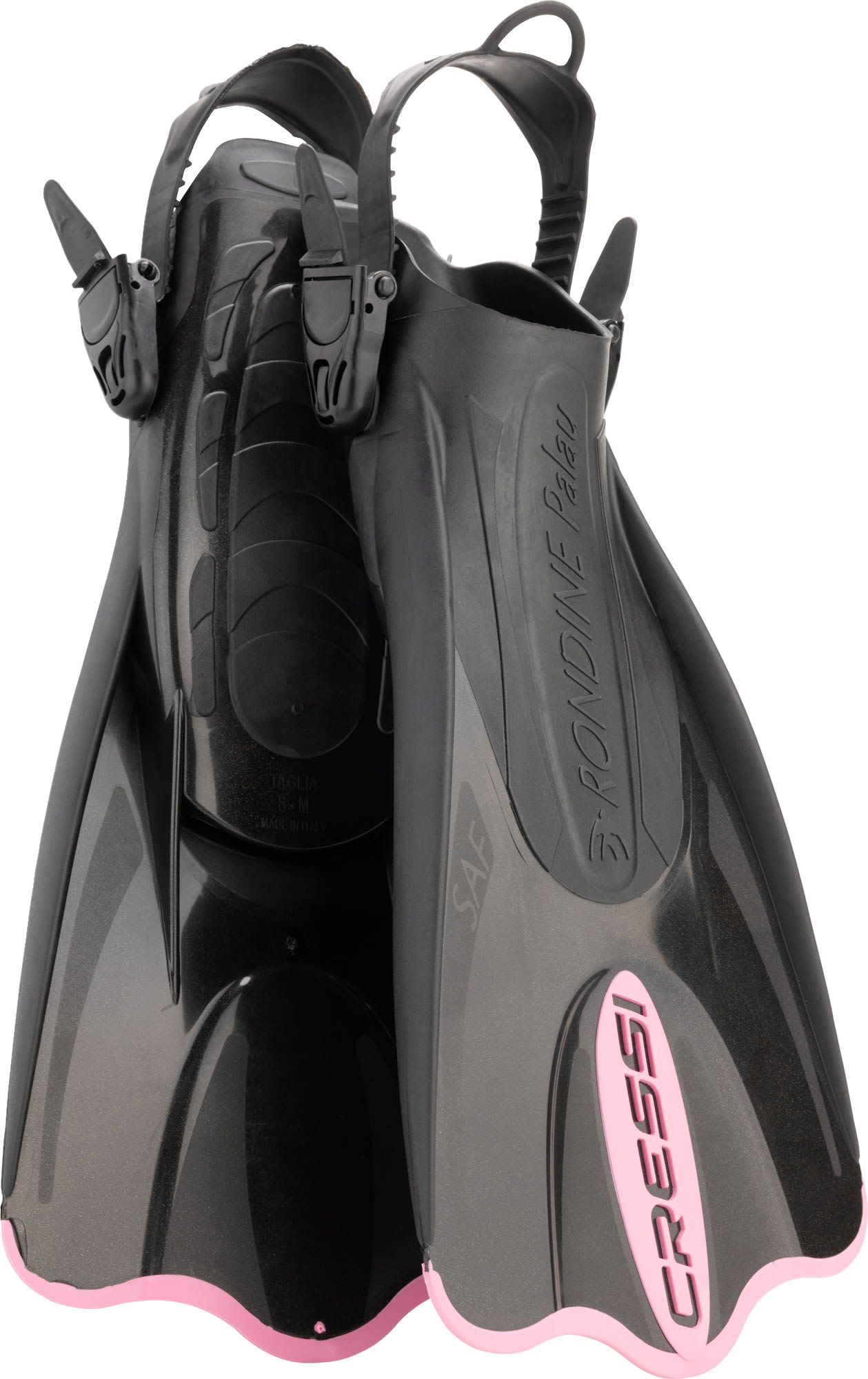 Cressi PALAU SAF FINS BLACK/PINK XS/S (35/38) - Image 3