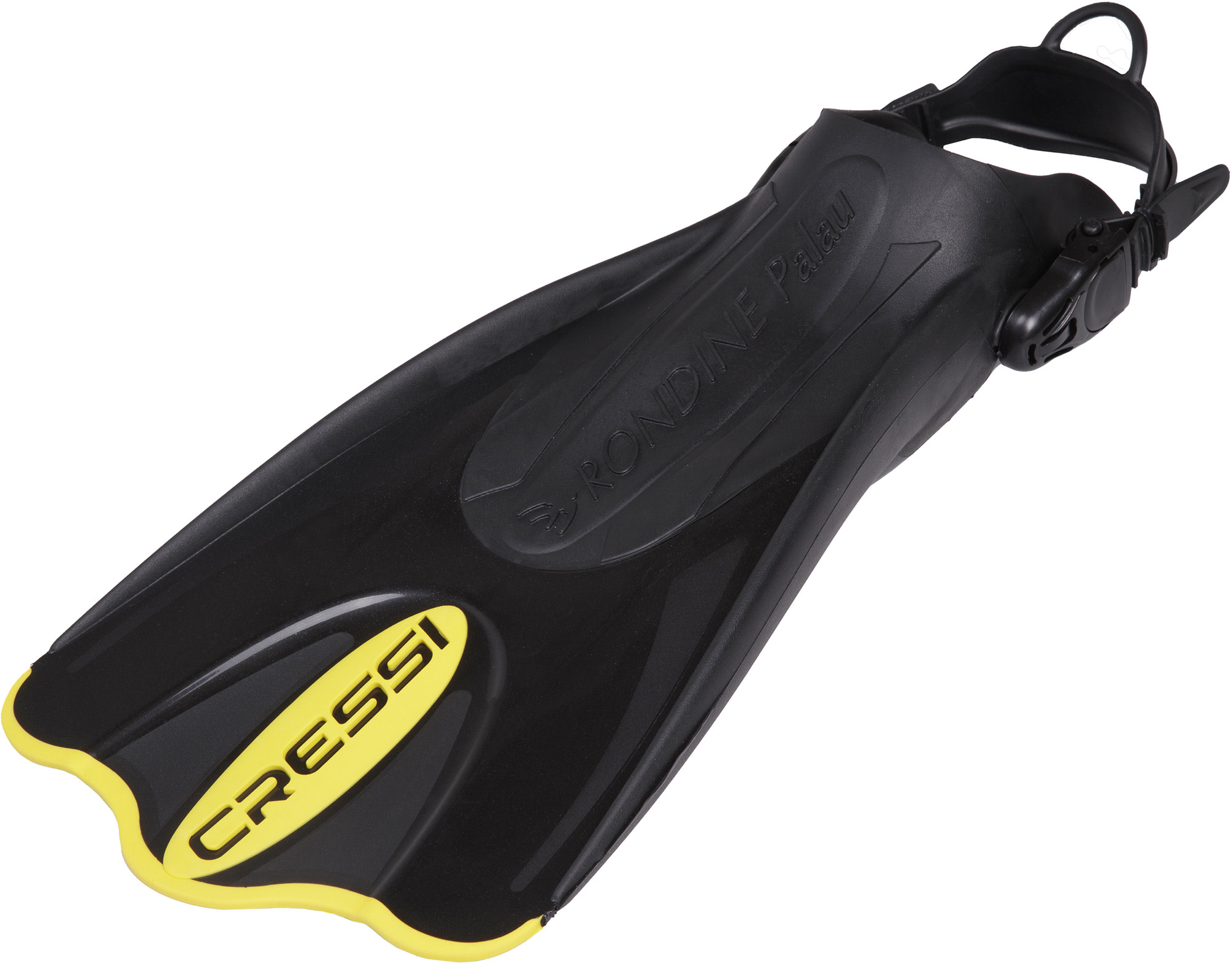Cressi PALAU SAF FINS BLACK/YELLOW S/M (38/41) - Image 2