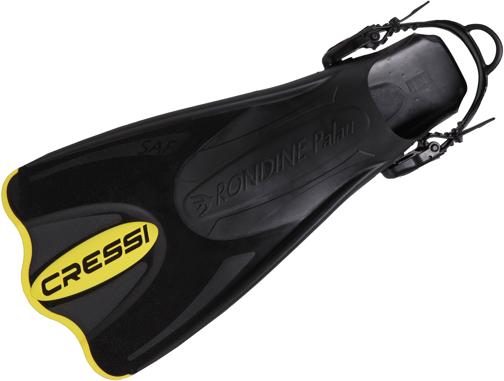 Cressi PALAU SAF FINS BLACK/YELLOW S/M (38/41) - Image 7