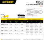 Cressi PALAU FINS BLACK/YELLOW M/L (41/44)