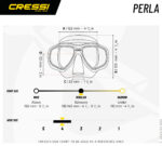 Cressi PERLA MASK SIL/FRAME ASSORTED