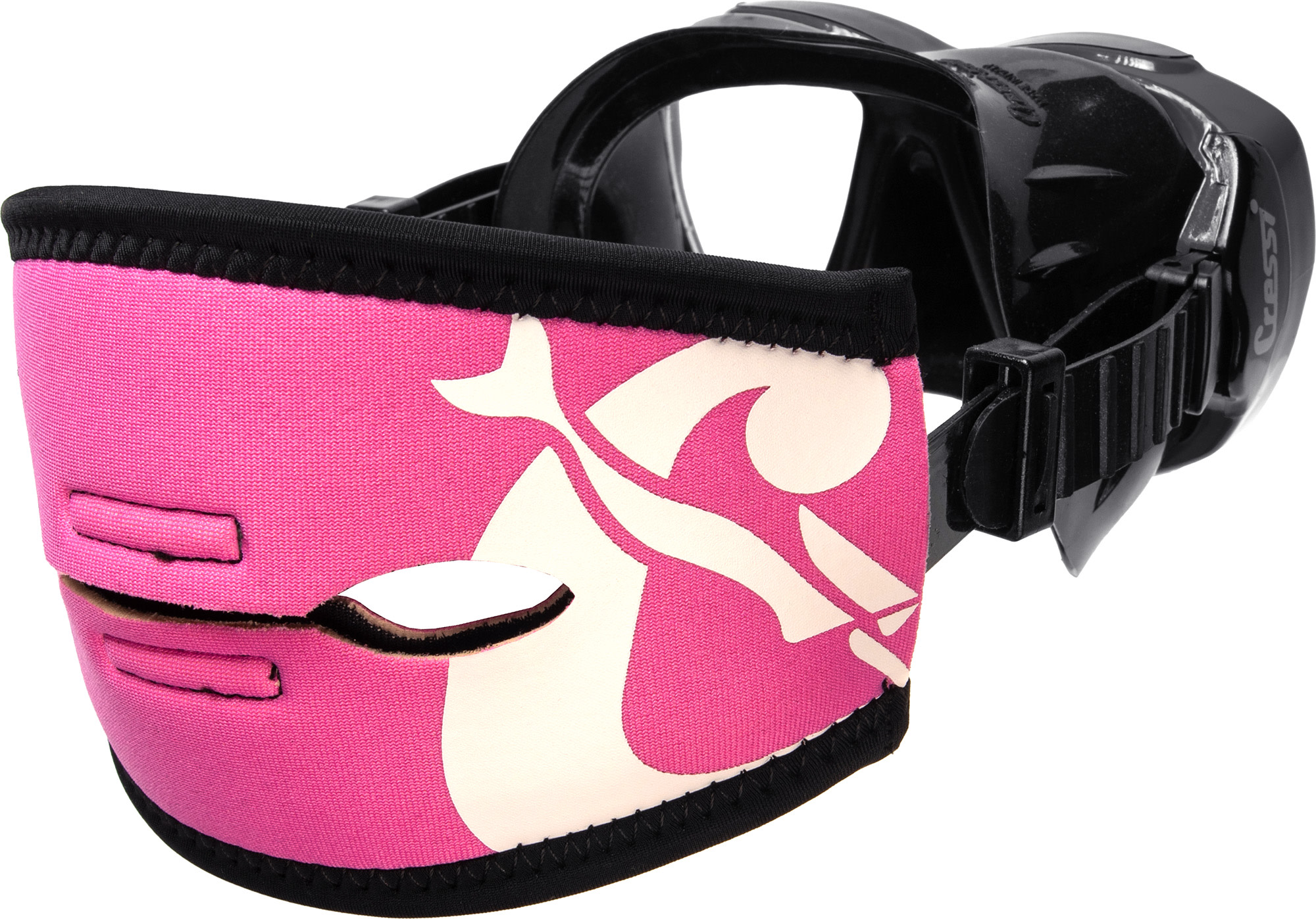 Cressi PONY TAIL NEO MASK STRAP COVER - PINK/WHITE - Image 5
