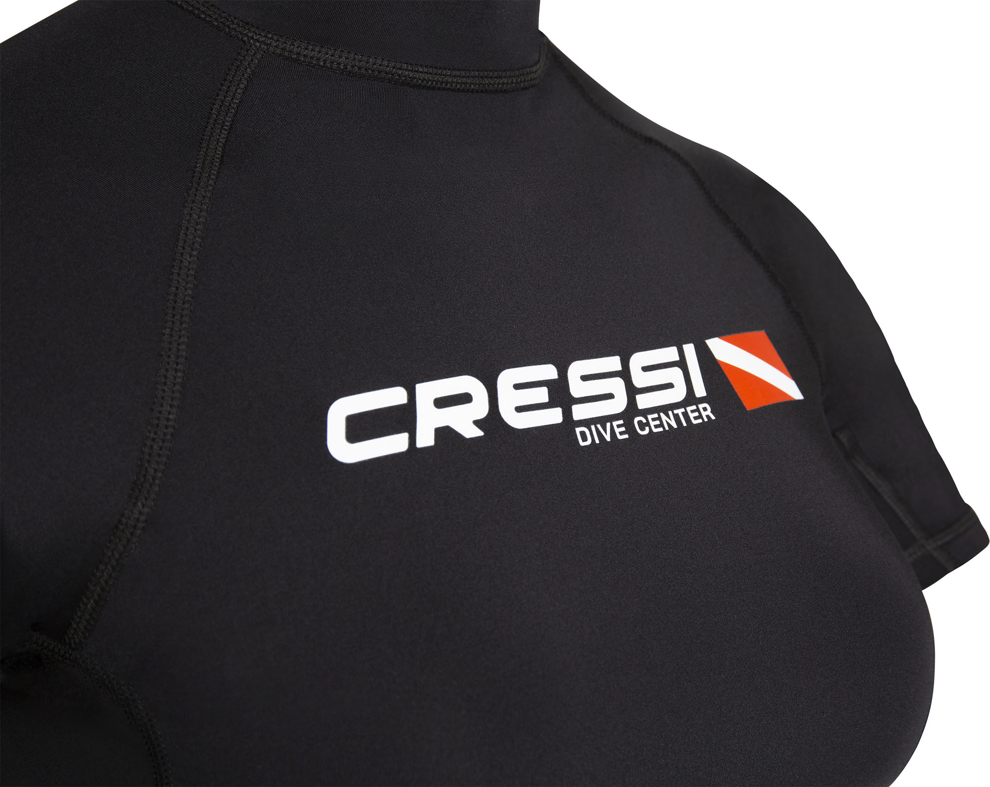 Cressi DIVE CENTER LADY RASH GUARD SHORT/SL BLACK XS/1 (36) - Image 2