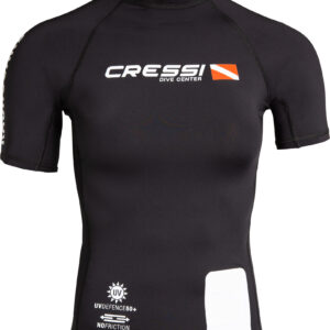 Cressi DIVE CENTER LADY RASH GUARD SHORT/SL BLACK S/2(38)