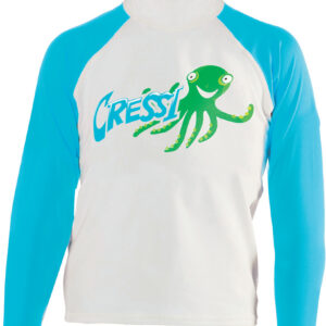 Cressi OCTOPUS JR RASH GUARD LONG/SL BLUE Y 12-13