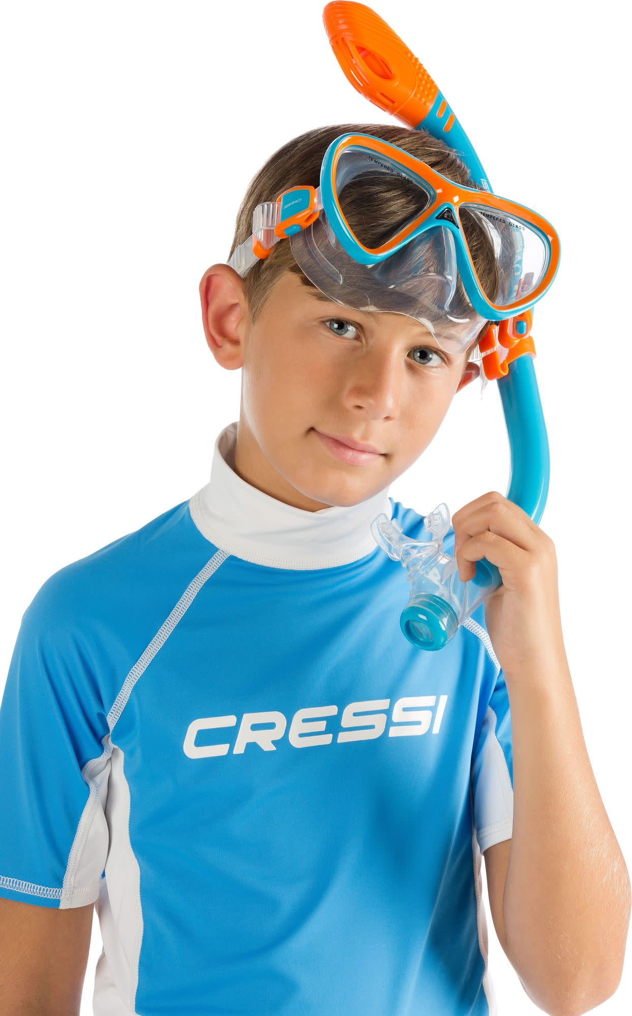 Cressi RASH GUARD JR SHORT/SL BLUE Y 6-7 - Image 7