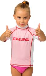 Cressi RASH GUARD JR SHORT/SL PINK Y 12-13