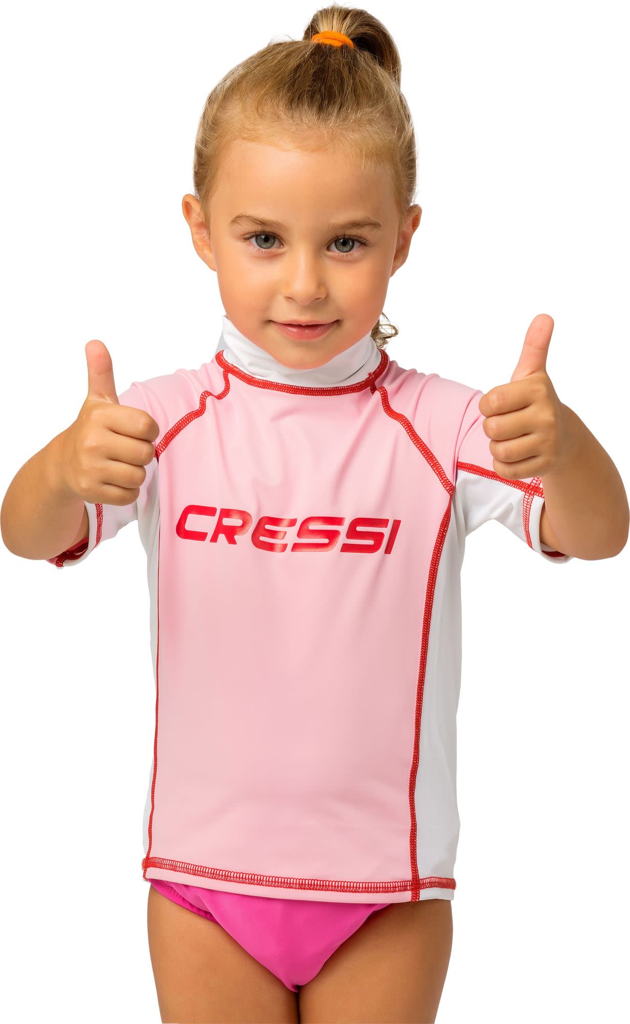 Cressi RASH GUARD JR SHORT/SL PINK Y 6-7
