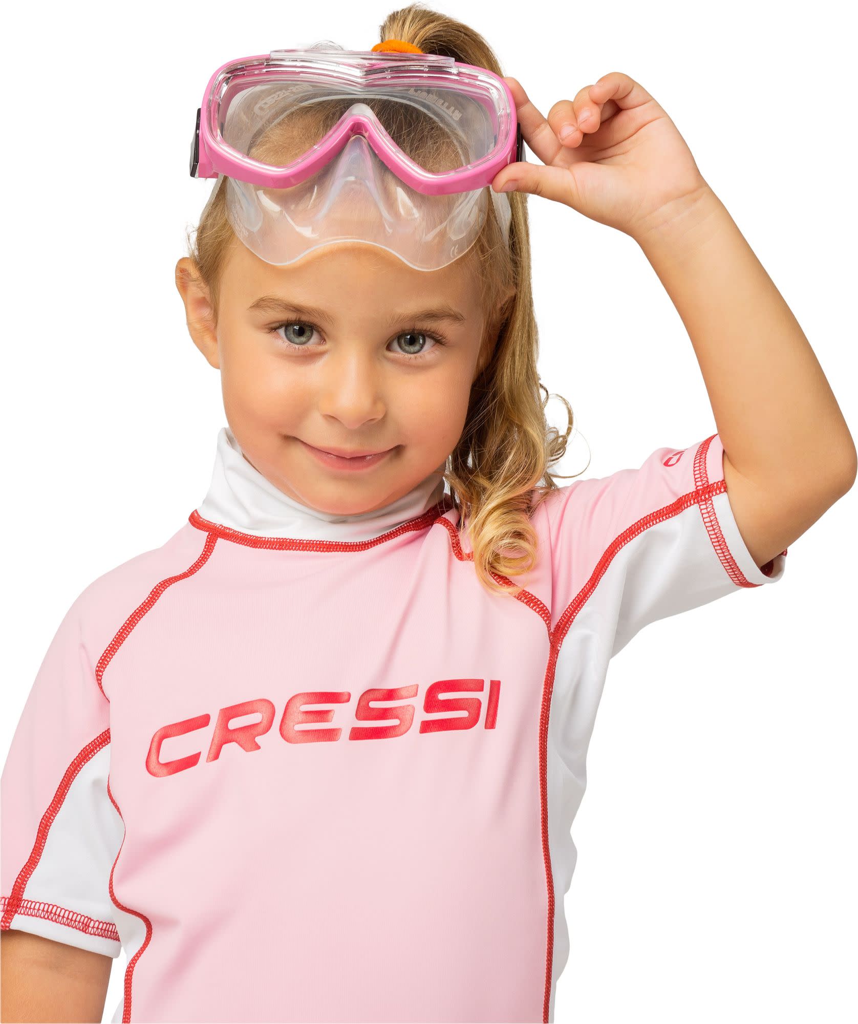 Cressi RASH GUARD JR SHORT/SL PINK Y 6-7 - Image 2