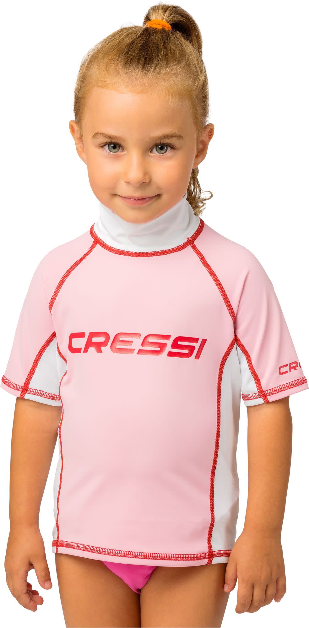 Cressi RASH GUARD JR SHORT/SL PINK Y 6-7 - Image 4
