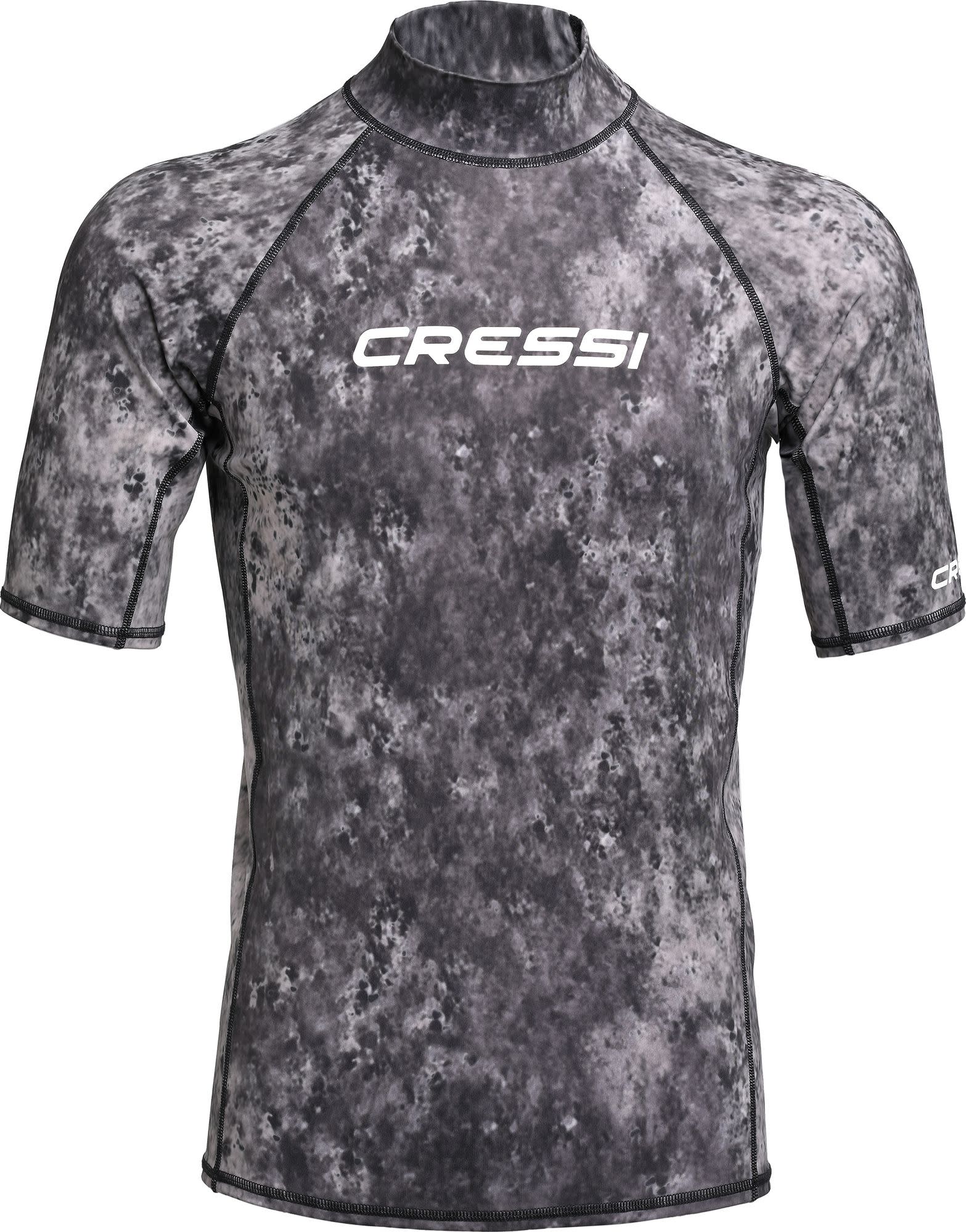 Cressi RASH GUARD MAN SHORT/SL CAMOUFLAGE BLACK/GREY L/4 (52) - Image 6