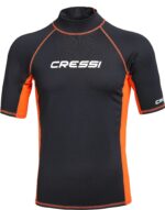 Cressi RASH GUARD MAN SHORT/SL BLACK/ORANGE XL/5 (54)