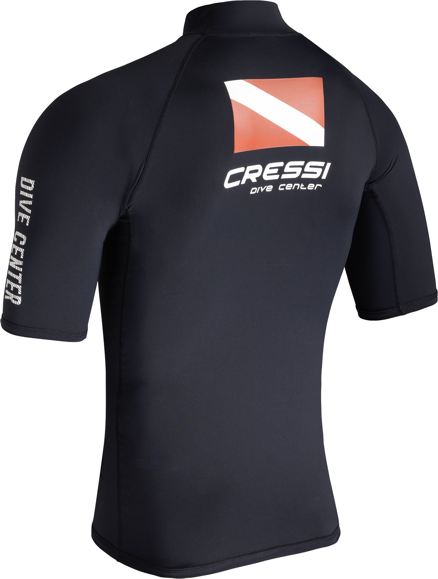Cressi DIVE CENTER MAN RASH GUARD SHORT/SL BLACK L/4 (52)