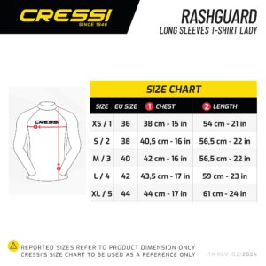 Cressi RASH GUARD LADY LONG/SL СИНИЙ XS/1 (36)