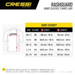 Cressi RASH GUARD LADY SHORT/SL BLACK/WHITE S/2 (38)