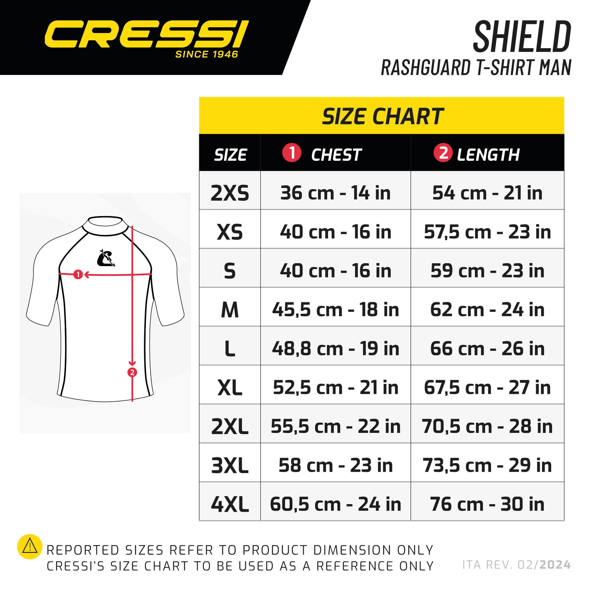 Cressi SHIELD MAN RASH GUARD SHORT/SL WHITE/BLUE 3XL/7 - Image 9