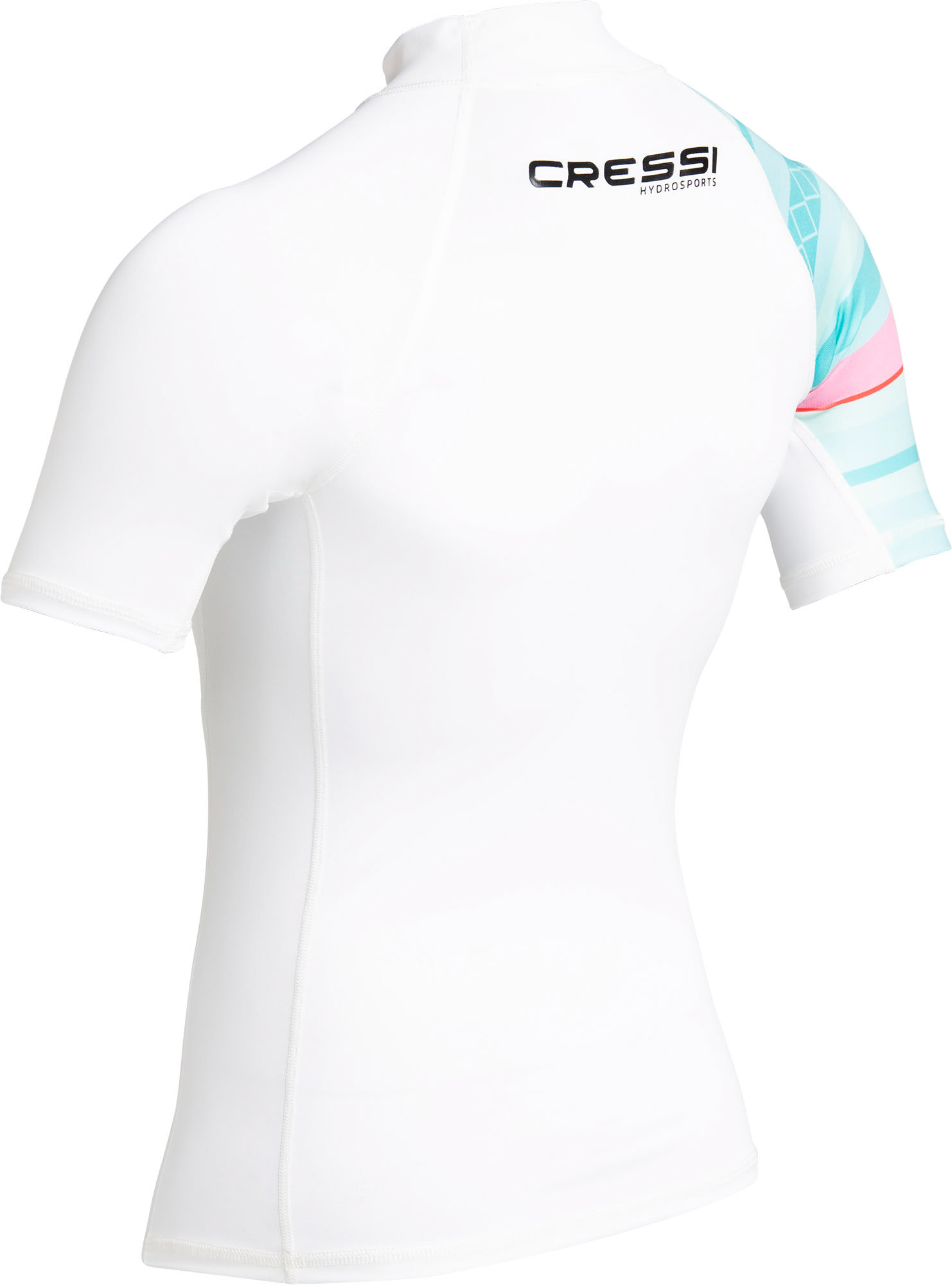 Cressi SHIELD LADY RASH GUARD SHORT/SL AQUAMARINE/PINK 2XL/6 - Image 6
