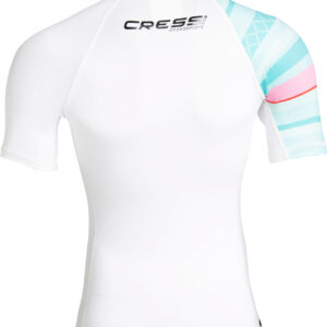 Cressi SHIELD LADY RASH GUARD SHORT/SL WHITE/AQUAMARINE XL/5