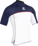 Cressi SHIELD MAN RASH GUARD SHORT/SL WHITE/BLUE 2XL/6