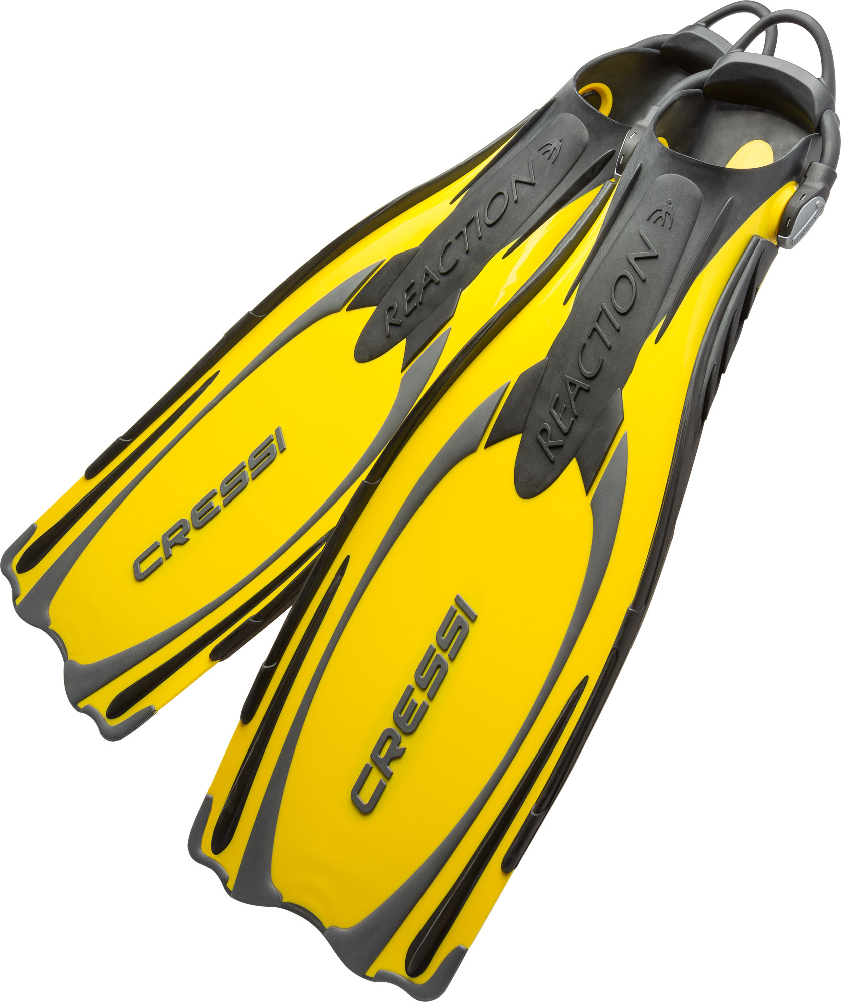 Cressi REACTION EBS FINS YELLOW/SILVER XS/S (5/6) - Image 5