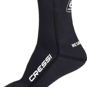 Cressi BLACK NEOPRENE SOCKS RESILIENT 5mm S