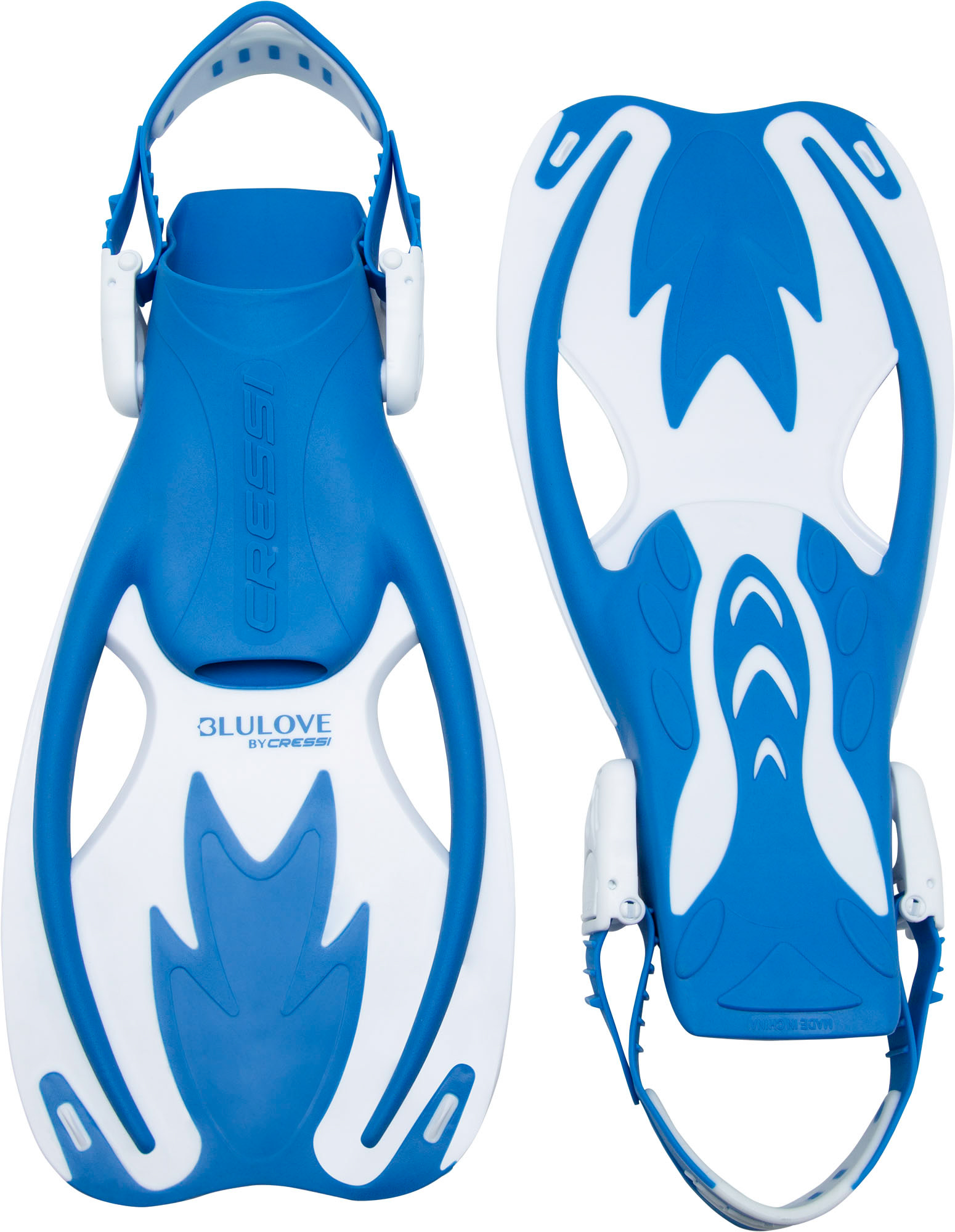 Cressi ROCKS KID FINS BLUE/WHITE L/XL (13K/5Y) - Image 3