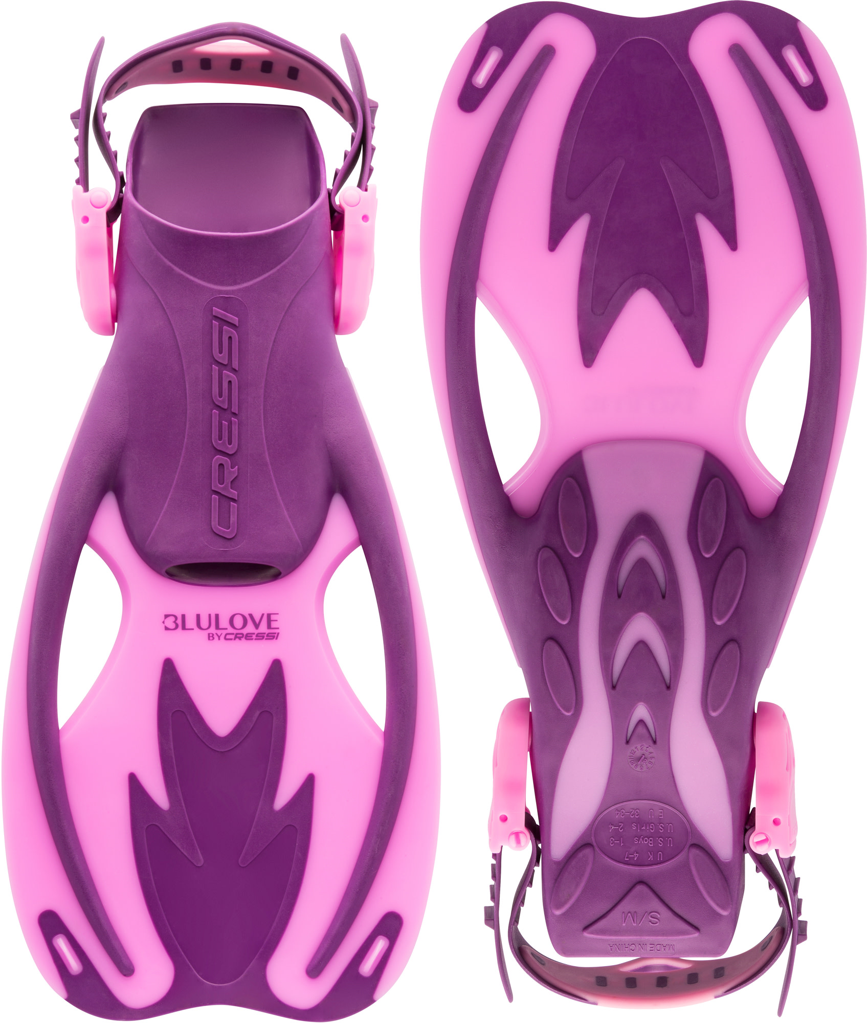 Cressi ROCKS KID FINS PURPLE/PINK S/M (8,5/12,5K) - Image 5