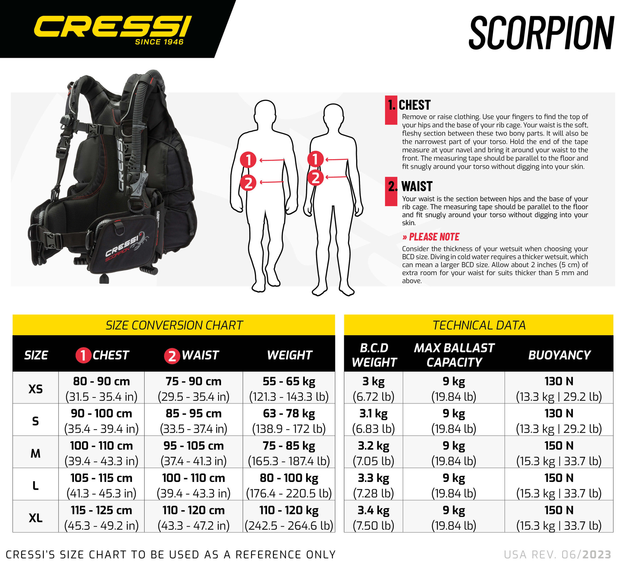 Cressi SCORPION BCD XS - Image 2