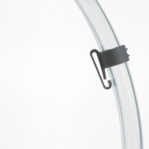 Cressi SEAL DRY SNORKEL CLEAR/AQUAMARINE