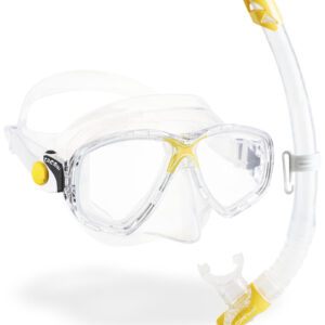 Cressi MAREA + GAMMA COMBO CLEAR/YELLOW