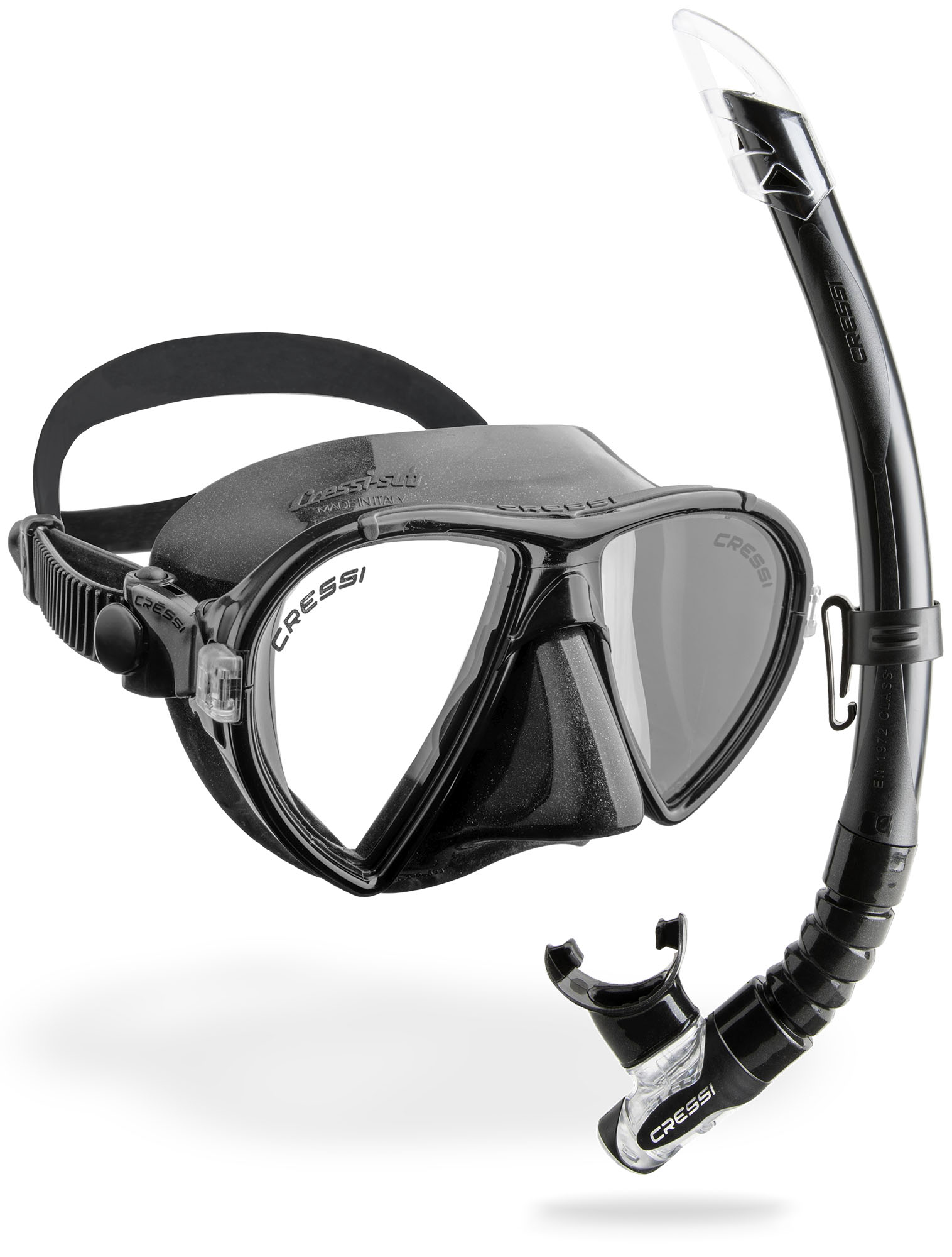 Cressi OCEAN + GAMMA COMBO BLACK