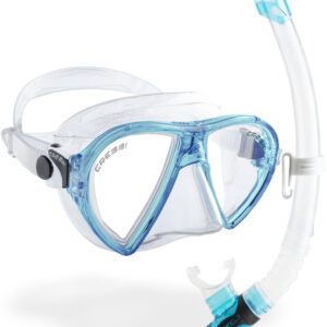 Cressi OCEAN + GAMMA COMBO CLEAR/AQUAMARINE