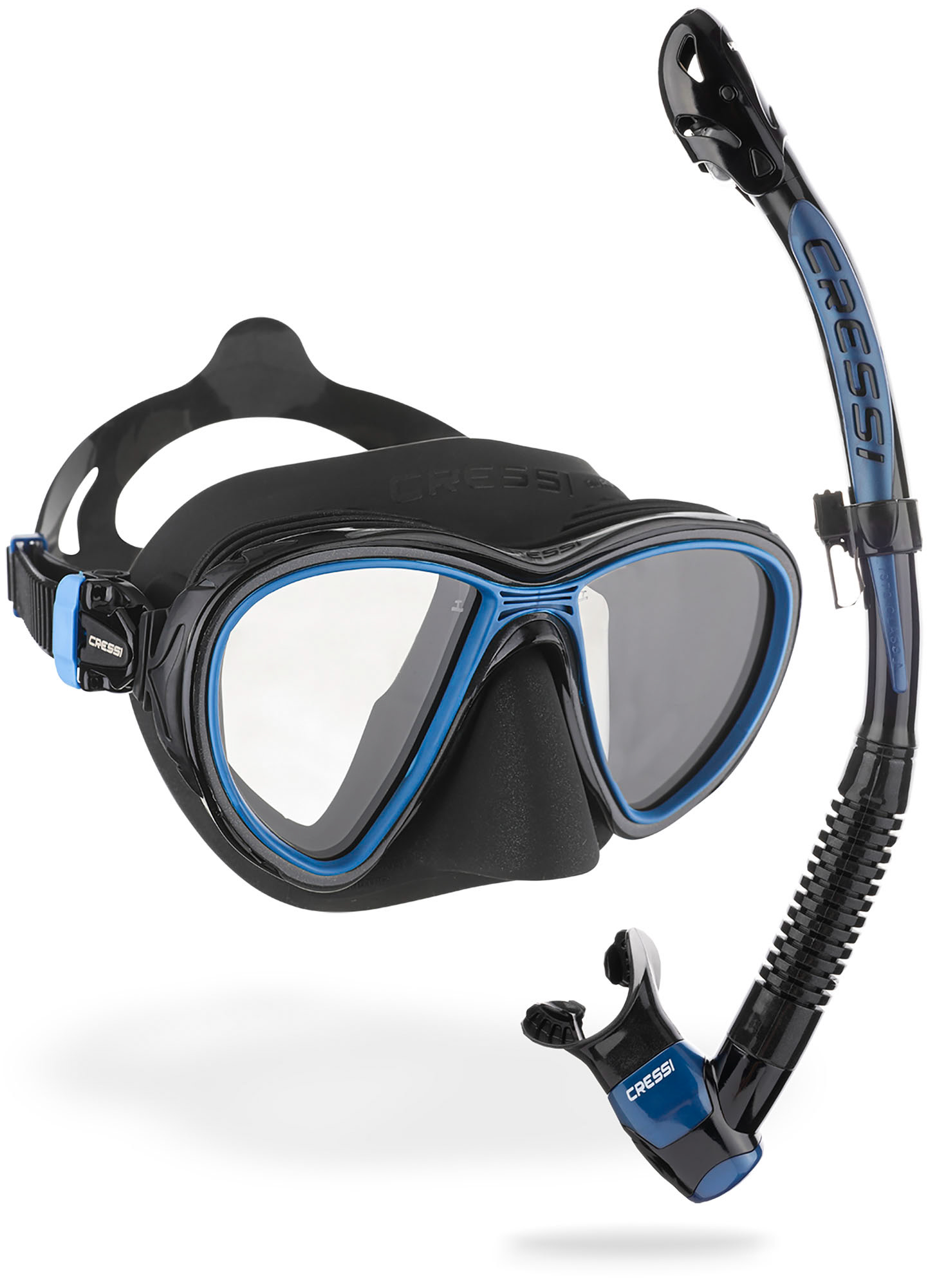 Cressi QUANTUM + ITACA ULTRA DRY COMBO BLACK/BLUE