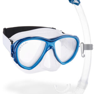 Cressi SAMOA + MEXICO COMBO CLEAR/BLUE