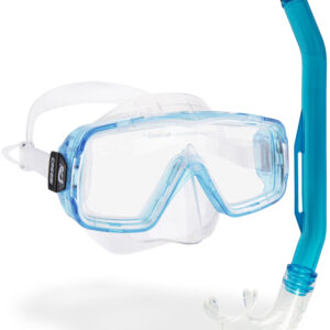 Cressi SIRENA + ISLAND 2.0 COMBO CLEAR/AQUAMARINE