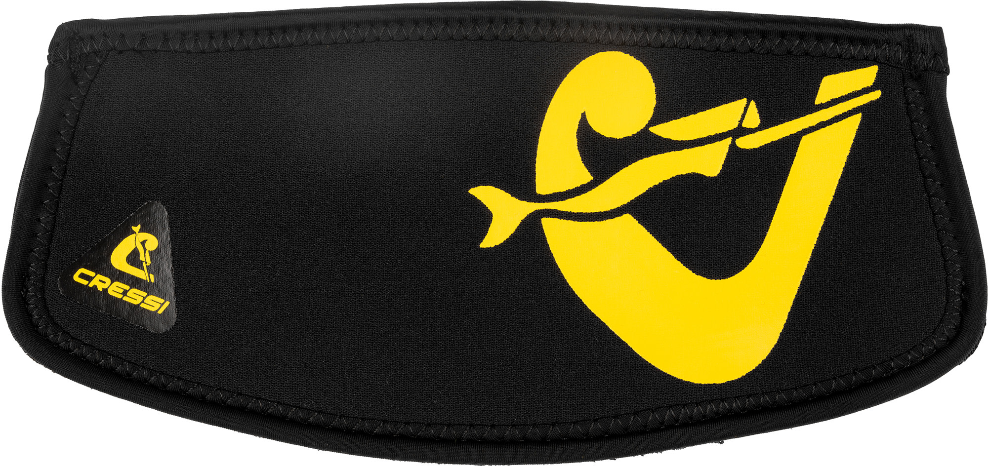 Cressi SIMPLY NEO MASK STRAP COVER - BLACK/YELLOW - Image 3