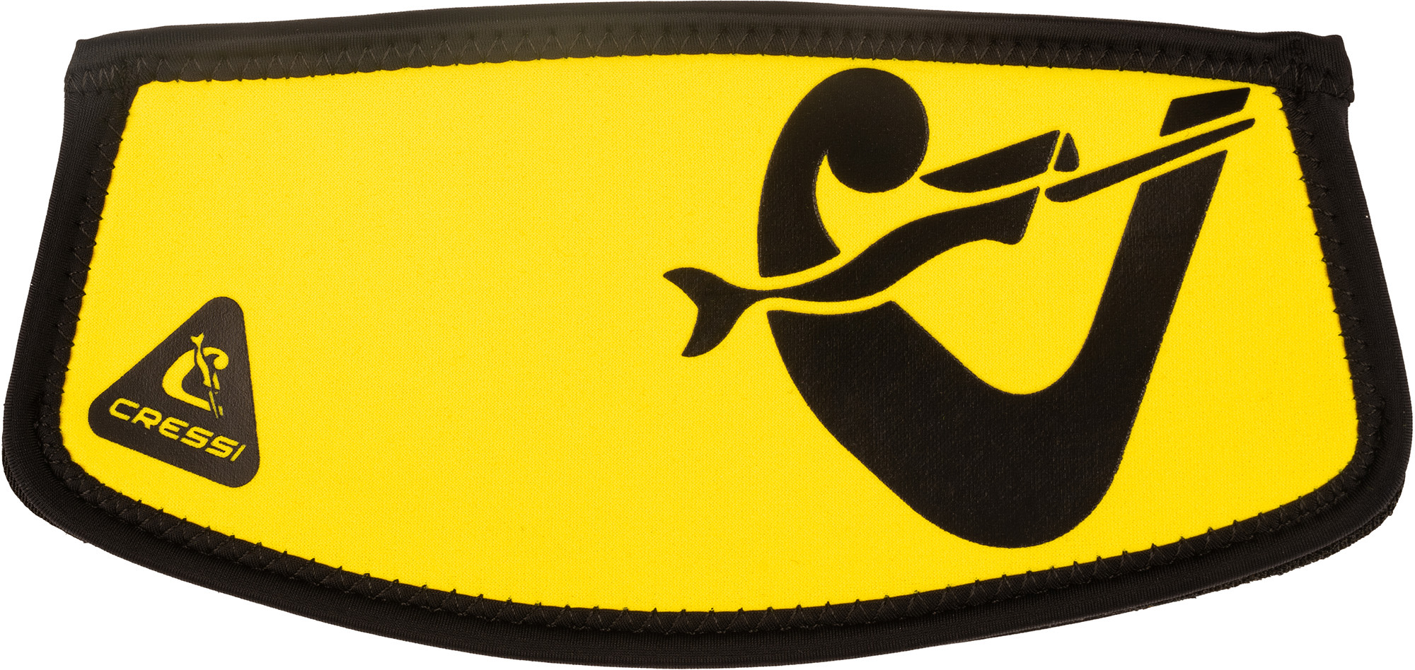 Cressi SIMPLY NEO MASK STRAP COVER - YELLOW/BLACK - Image 2