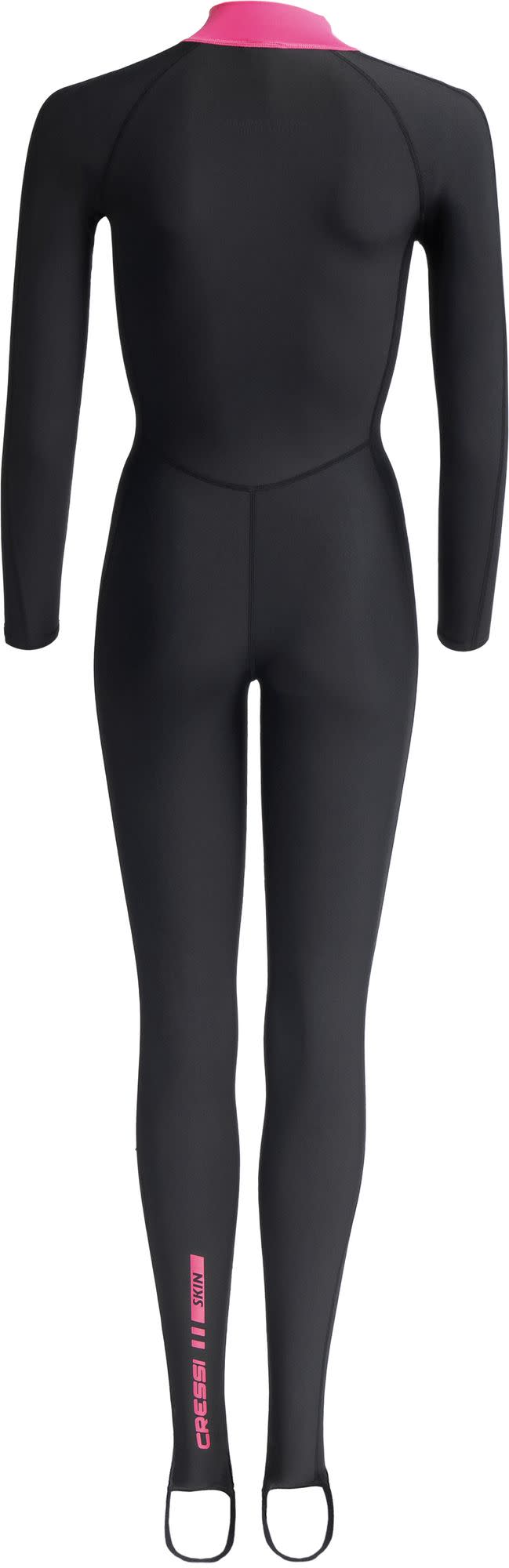 Cressi SKIN LADY MONOPIECE WETSUIT BLACK/PINK 1mm XS/1 - Image 2