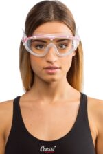 Cressi SKYLIGHT GOGGLES SIL CLEAR/FRAME WHITE PINK