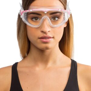 Cressi SKYLIGHT GOGGLES SIL CLEAR/FRAME WHITE PINK