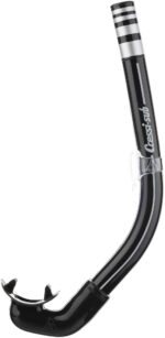 Cressi AMERICA SNORKEL SIL. BLACK/TUBE BLACK