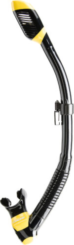 Cressi DRY SNORKEL BLACK/YELLOW