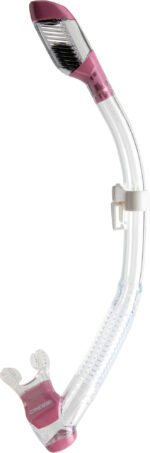 Cressi DRY SNORKEL CLEAR/PINK