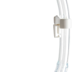 Cressi DRY SNORKEL CLEAR/PINK