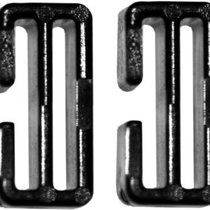Cressi MASK STRAP LOOP LARGE BLACK (2pcs)