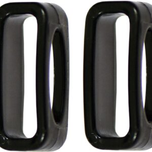 Cressi MASK STRAP LOOP SMALL BLACK (2pcs)